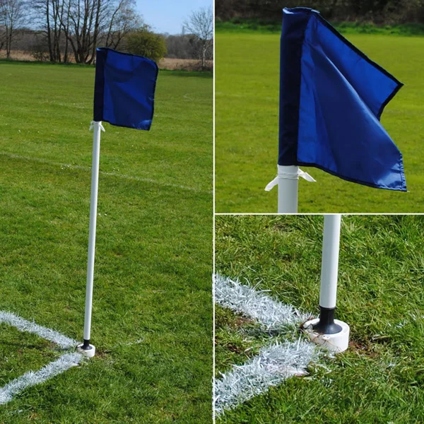 MH Goals 32mm Football Corner Poles - Set of 4