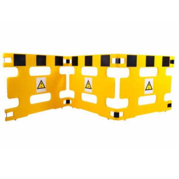 AddGards Handigard Safety Barriers - Black & Yellow - Set of 3