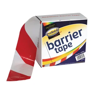 Prosolve Red & White Barrier Tape