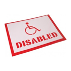 Disabled Parking Bay Stencil - 12