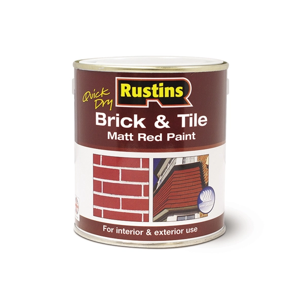 Rustins Brick & Tile Matt Red Paint