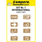 Ampere Car Park Line Marking Stencil Kit (8 Piece)