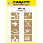 Ampere City Marking Stencil Kit (8 Piece)