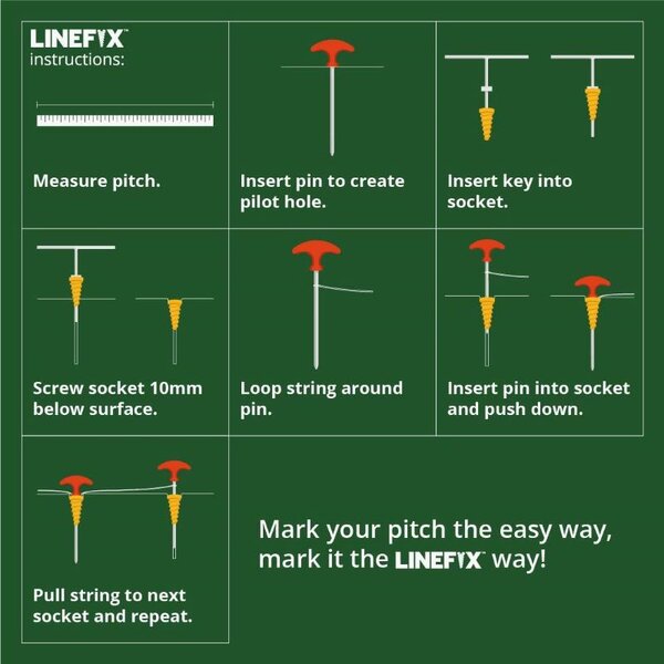Pitchmark LineFix Socket Covers (x10)