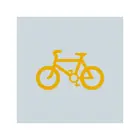 Thermoplastic Bicycle Lane Symbol