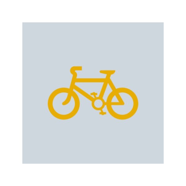 Thermoplastic Bicycle Lane Symbol