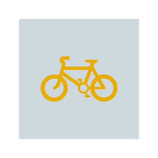 Thermoplastic Bicycle Lane Symbol